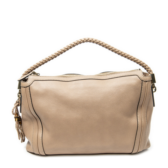 Gucci Handbags - Gucci Bamboo Tassel Zip Tote